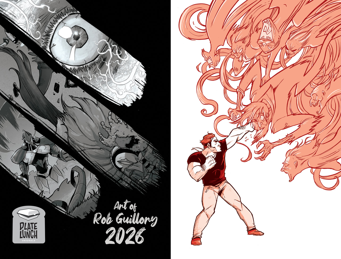 Signed ART OF ROB GUILLORY 2026 Book