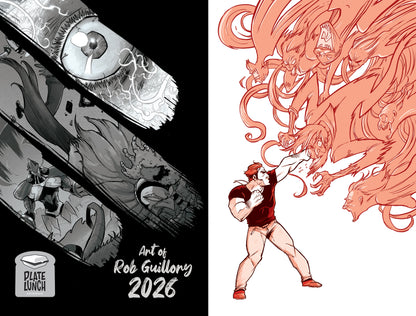 Signed ART OF ROB GUILLORY 2026 Book