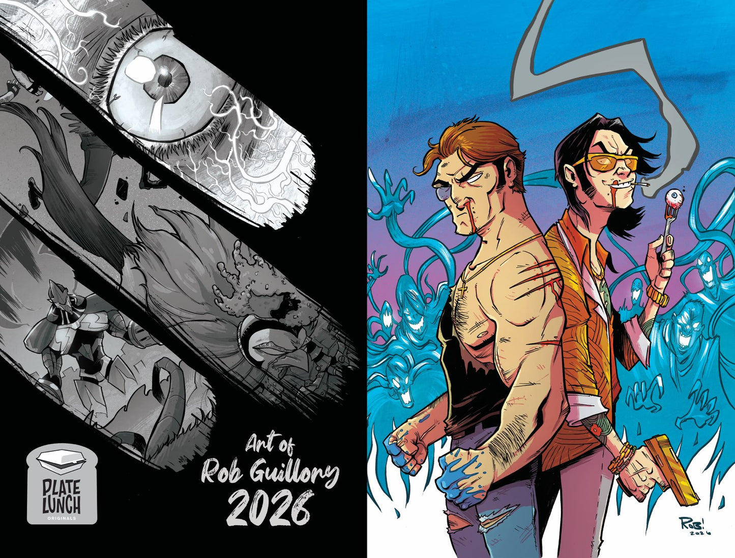 Signed ART OF ROB GUILLORY 2026 Book- SDCC Variant